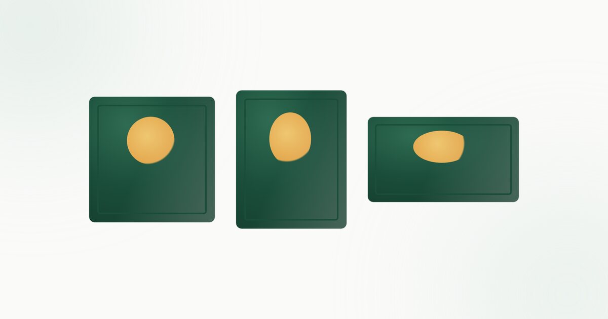One image shown in square, portrait and landscape frames for social platforms